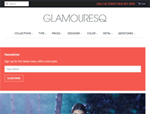 Tablet Screenshot of glamouresq.com